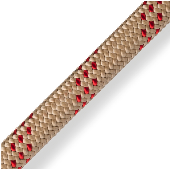 Marlow Protec 500 natural coloured rope with red fleck